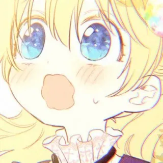 🌨️ 08d526be Anime, Cartone animato, Ragazza, Carino, Espressione telegram sticker