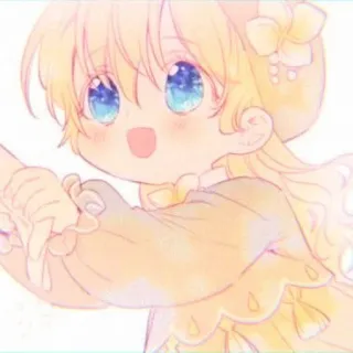 🌨️ 5671f354 Anime, Manga, Cartone animato, Carino, Ragazza, Allegra telegram sticker