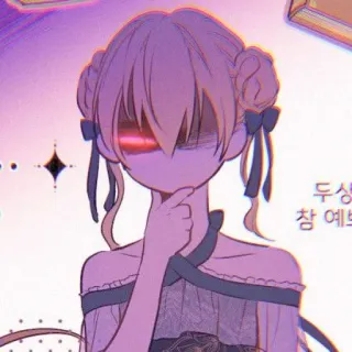 🌨️ e3bcad06 두상 참 예쁘네 Anime, Carino, Ragazza, Estetico, Coreano telegram sticker