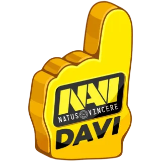 👆 9b4bb899 NAVI
NATUS VINCERE
NAVI Gaming, eSports, NAVI, Natus Vincere, Schaumstofffinger, Team, Logo telegram sticker