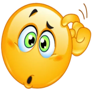 😯 89b23704 이모지, 생각, 질문, 혼란, 불확실, 질문, 고민, 표정 telegram sticker