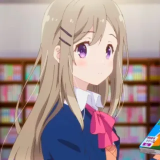 💉 135634dc anime, girl, school uniform, kawaii, cute telegram sticker