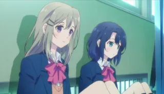 💉 380635cb anime, schoolgirls, uniforms, characters telegram sticker