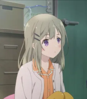 💉 40138d75 anime, girl, portrait, cute, cartoon, character telegram sticker