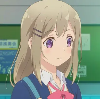 💉 b72759ef anime, girl, cute, school uniform telegram sticker