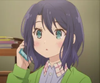 💉 be13fc1e anime, girl, woman, cute, character, phone telegram sticker