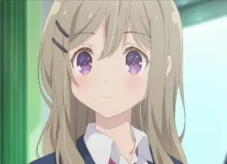 💉 fa7e9e58 anime, girl, cute, manga, schoolgirl, portrait telegram sticker