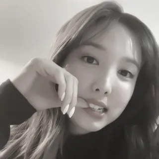 🐰 23eb82a0 Porträt, Frau, Finger, Innenaufnahme, Selfie whatsapp sticker