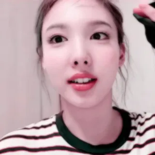 🐰 db889991 donna, ragazza, ritratto, viso, persona, selfie, asiatica telegram sticker