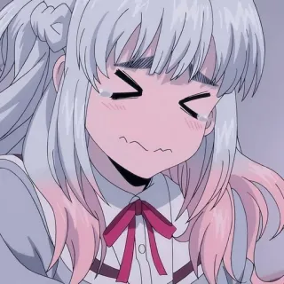 😆 6c50d3ee anime, girl, crying, sad, cute, manga telegram sticker