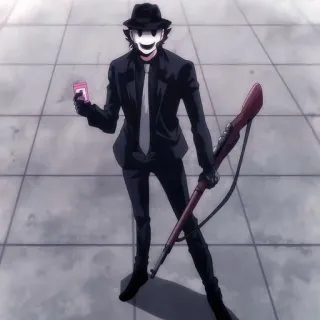 🤫 ca2ff69c anime, sniper mask, rifle, violence, hat telegram sticker