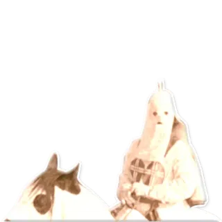 👻 00f24b8e KKK, Ku-Klux-Klan, Hassgruppe, Rassismus, Gewalt, Suprematismus telegram sticker