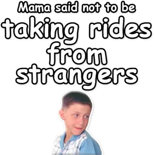 ☝ d862f347 Dewey Wilkerson Malcolm in the Middle Mama said not to be taking rides from strangers dewey, malcolm mittendrin, stranger things, fahrten, mama telegram sticker