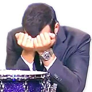 🙆 b4a71db3 homme, triste, facepalm, désespoir, déception, contrarié telegram sticker