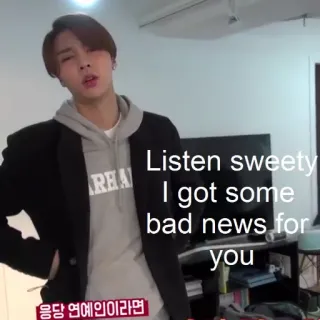 😾 45c71cc3 Listen sweety
I got some
bad news for
you telegram sticker