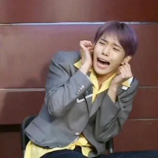 😲 9be1b439 กรีดร้อง, หงุดหงิด, โมโห, ผิดหวัง, ผมสีม่วง, ตะโกน telegram sticker