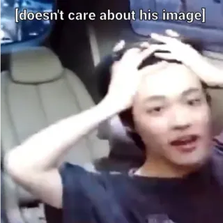 🥴 5d2df05e doesn't care about his image Meme, Divertido, Imagen whatsapp sticker