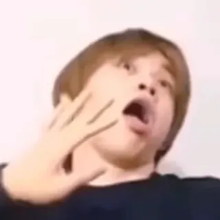 😦 6a3b126c impactado, sorprendido, hombre, asiático, reacción, expresión whatsapp sticker