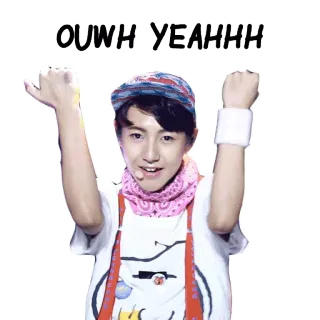 ✊️ 19f89b67 OUWH YEAHHH celebration, joy, excitement, positive, expression telegram sticker