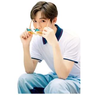 🤓 7fd3c34b person, man, sunglasses, sitting telegram sticker