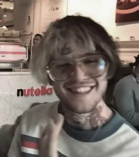 🥸 97cf249a Lil Peep nutella lil peep, rapper, penyanyi, musisi, artis telegram sticker