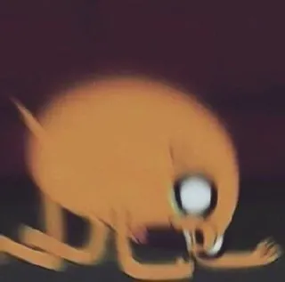 😠 16837a0f Jake Adventure Time мультфильм, собака, Время приключений, Джейк пёс, смешной, анимация, телешоу telegram sticker