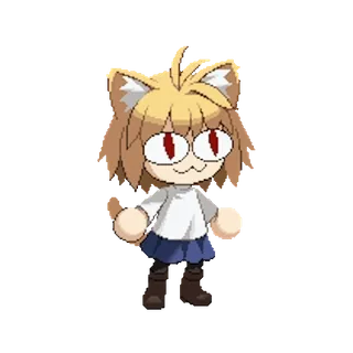 🦿 d01a4824 Neco-Arc Anime, Katze, Cartoon, Neco Arc whatsapp sticker