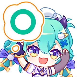 😁 9c2fd20b Аниме, Чиби, Милый, Каваий, Персонаж, Стикер telegram sticker