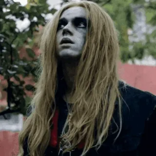 🩸 af149ae1 orang, rambut panjang, lukis wajah, makeup, potret telegram sticker