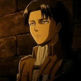 ⛈ b3e01185 Levi Ackerman Attack on Titan Anime, Ataque a los Titanes, Levi Ackerman, Personaje, Manga, Soldado telegram sticker