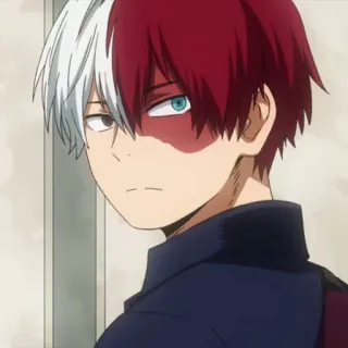 ✖️ cb4a6802 Shoto Todoroki My Hero Academia Anime, My Hero Academia, MHA, Shoto Todoroki, Todoroki telegram sticker