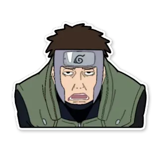 😩 f1298d98 Yamato Naruto yamato, naruto, anime, ninja, manga telegram sticker