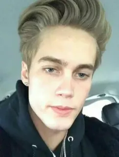 🌙 6b35a730 portrait, homme, blond, personne, visage, homme, jeune telegram sticker