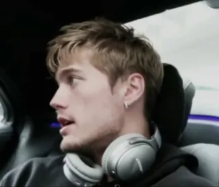 🍪 521a2143 Mann, Headset, Kopfhörer, Ohrring telegram sticker