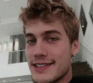 🍪 739948a2 Mann, Porträt, Gesicht, Person, Jung, Haare, Augen telegram sticker