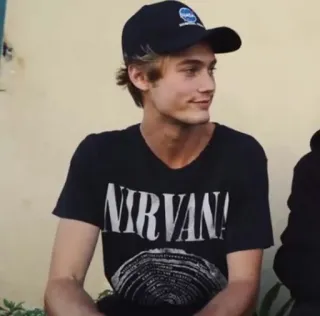 🍪 84c699be NIRVANA! nirvana, band, musik, rock, logo telegram sticker