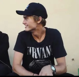 🍪 8ea3b745 Nirvana T-Shirt, Mann, Nirvana, Musik, Mode, Schwarz telegram sticker