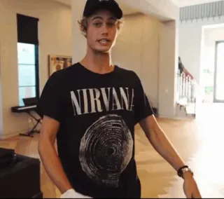 🍪 a5c1daa5 NIRVANA Nirvana, Band, Musik, T-Shirt, 90er, Grunge telegram sticker