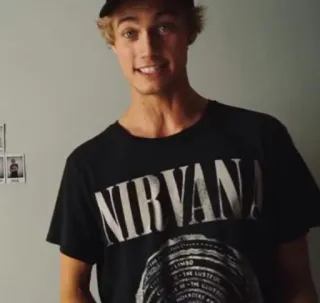 🍪 cb74e203 NIRVANA nirvana, band, musik, grunge, t-shirt, rock telegram sticker