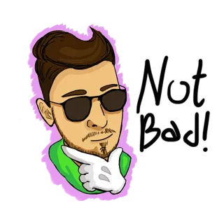 🤔 97fc16df Not Bad! meme, sticker, approval, okay telegram sticker