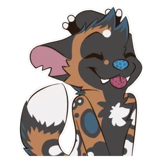 😀 91cec533 Hund, Cartoon, Tier, Süß, Sticker, Fell telegram sticker
