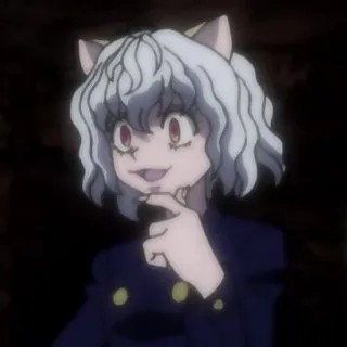 🧊 3a043cc0 Neferpitou Hunter x Hunter Anime, Złoczyńca, Kot, Mrówka, Nen telegram sticker