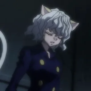 🧊 73233001 Neferpitou Hunter x Hunter Anime, Kot, Mrówka, Myśliwy, Pitou telegram sticker