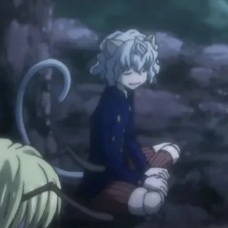 🧊 b2e71fbd Neferpitou Hunter x Hunter anime, kot, mrówka, Hunter x Hunter, Neferpitou telegram sticker