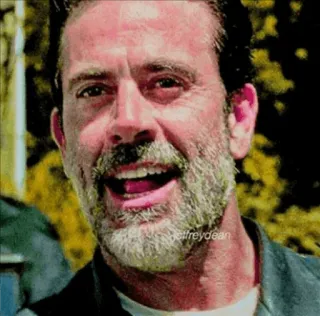 😀 21298022 Jeffrey Dean Morgan actor, celebrity, smiling, man telegram sticker