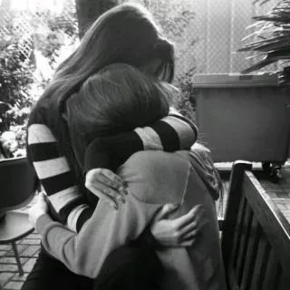 👭 3fb0baeb knuffel, affectie, empathie, vriendschap, troost telegram sticker