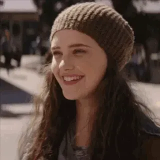 😂 99269d51 vrouw, glimlachend, hoed, blij, persoon, brunette, portret telegram sticker