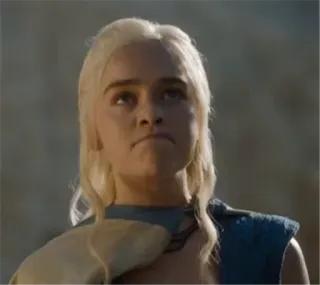 😕 cca46198 Daenerys Targaryen Game of Thrones daenerys, targaryen, game of thrones, emilia clarke, fantasy, personage telegram sticker