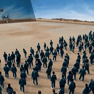 🏃 6e2c00a1 Squid Game Trò Chơi Con Mực, Sinh tồn, Cạnh tranh, Trò chơi, Phim Hàn Quốc, Series, Netflix telegram sticker