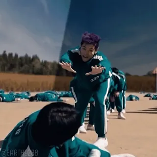 🐦 7b8d3b67 Squid Game Trò Chơi Con Mực, cái chết, trò chơi, sự sống còn, cuộc thi, Netflix, phim truyền hình Hàn Quốc telegram sticker